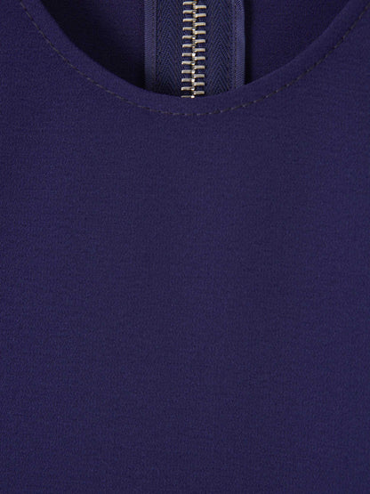 Outlet online The Attico Mujer Vestido Midi con Cremalleras color Violeta sku 721-000347 01 - Foto 4