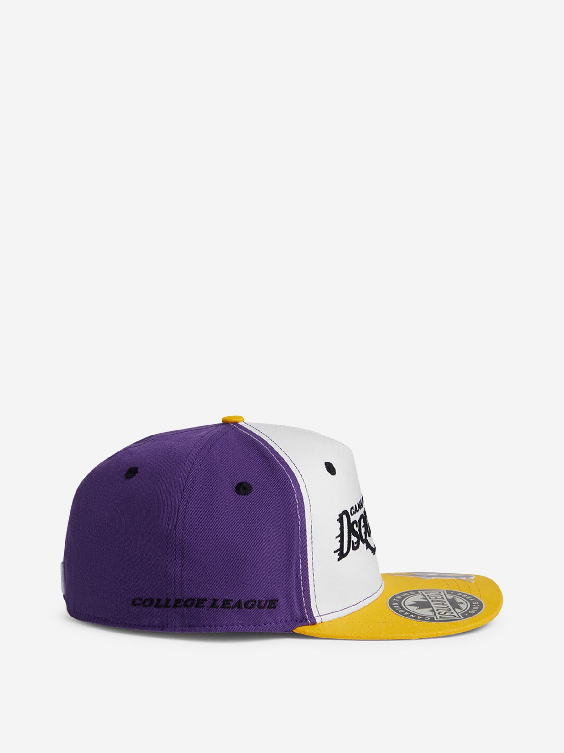 Outlet online Dsquared2 Hombre Gorra Basket Logo color Lila sku 695-001577 02 - Foto 3