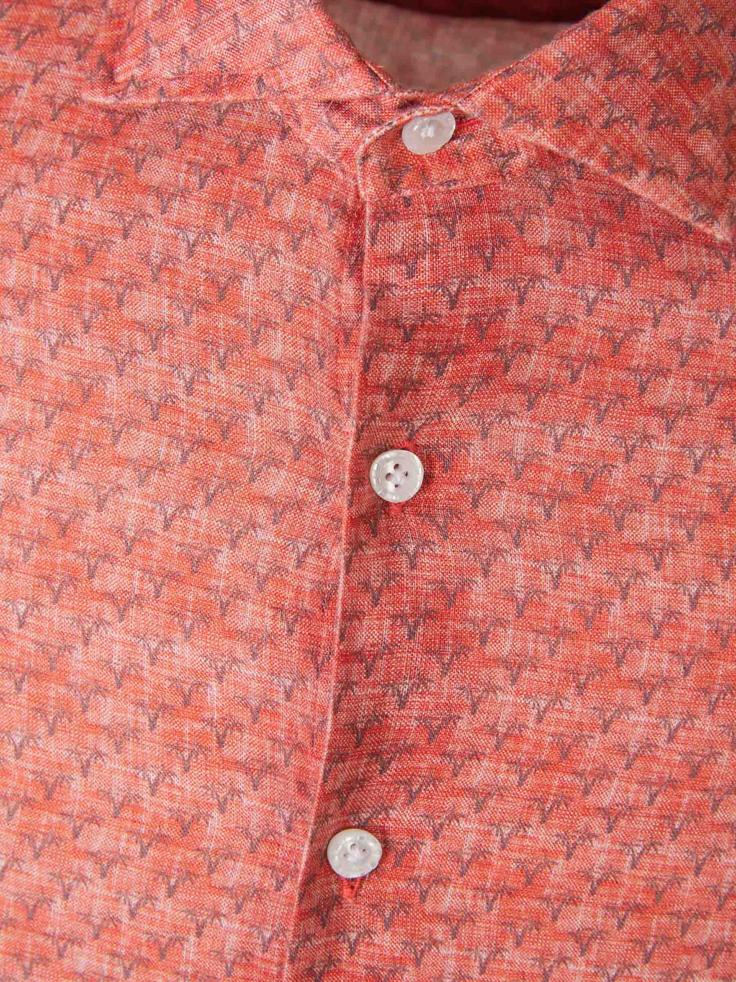Outlet online Santa Eulalia Hombre Camisa Motivo Palmeras color Coral sku 531-006257 01 - Foto 3