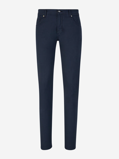 Outlet online Marco Pescarolo Hombre Pantalones 5 Bolsillos color Azul Noche sku 522-002570 02 - Foto 1