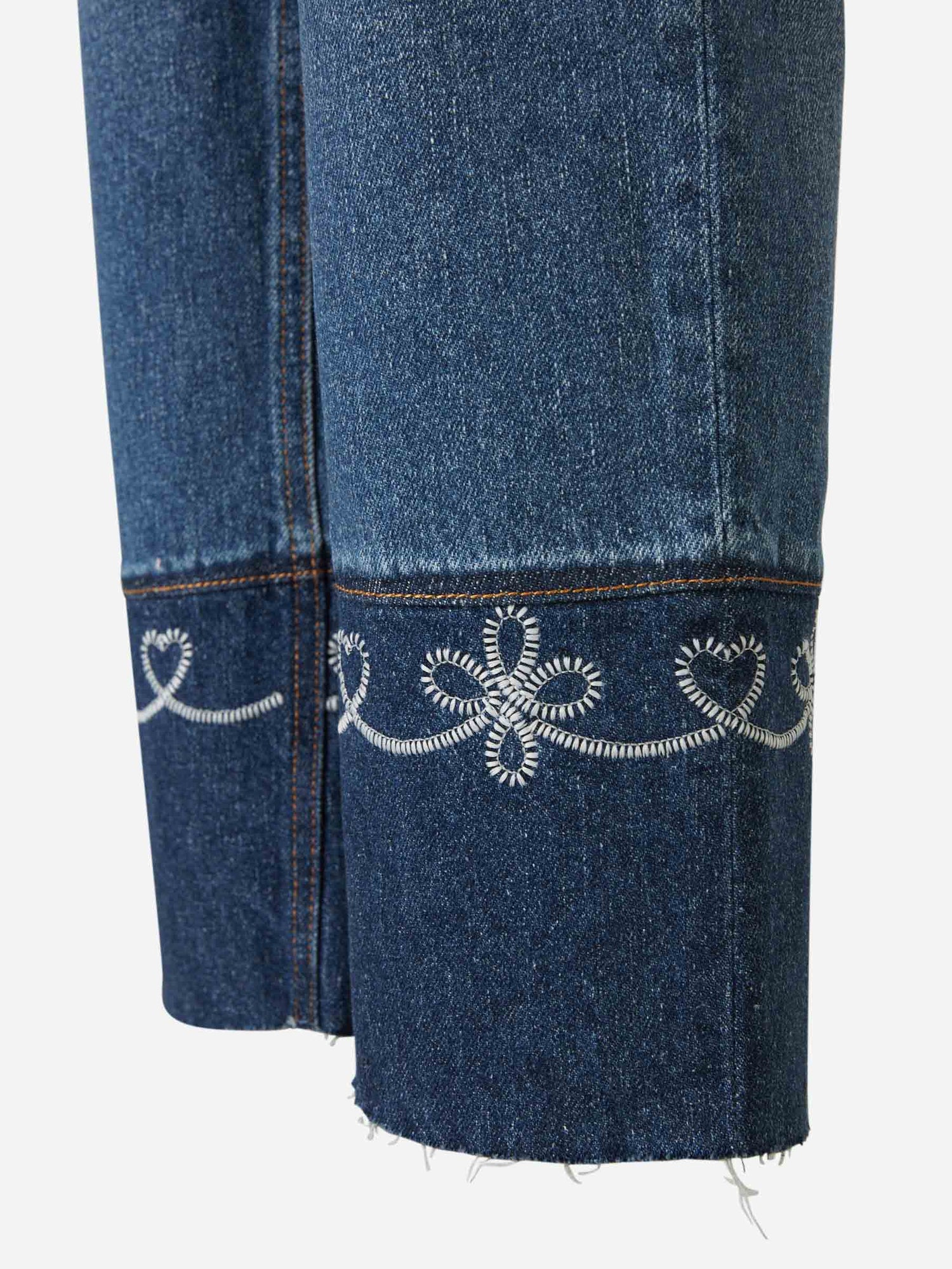 Outlet online Chloé Mujer Jeans Straight Fit Masaya color Azul Denim Oscuro sku 763-001552 01 - Foto 4