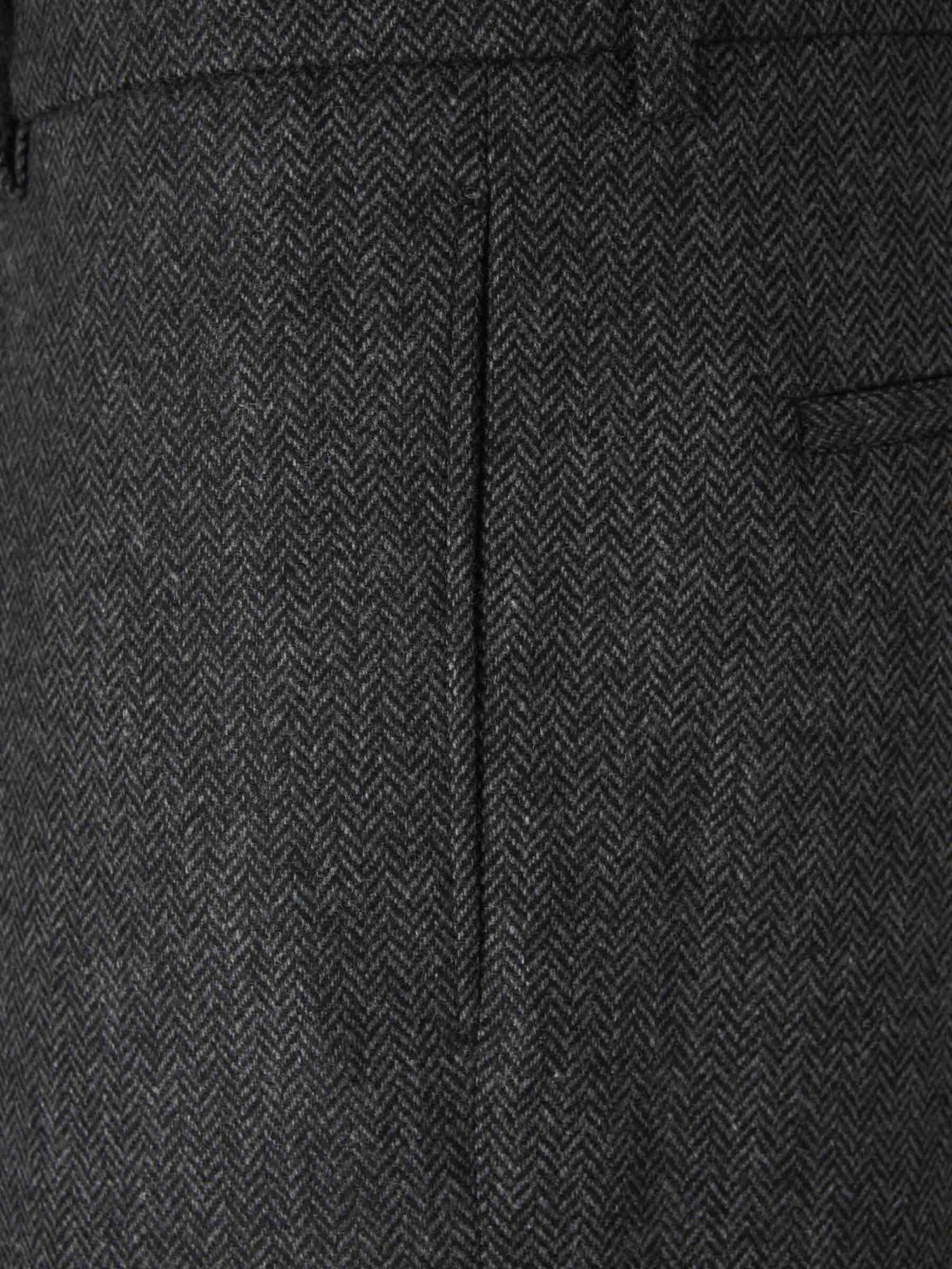 Outlet online Santa Eulalia Hombre Pantalones Vestir Espiga color Gris Antracita sku 521-003193 01 - Foto 3