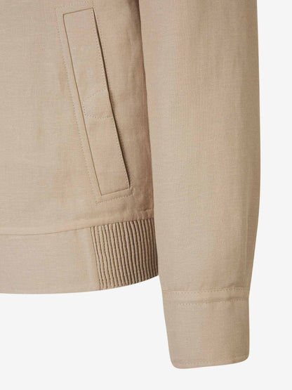 Outlet online Brioni Hombre Cazadora Lino color Beis sku 512-002235 01 - Foto 4
