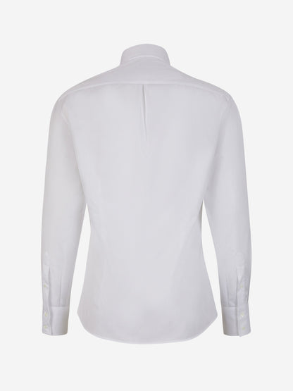 Outlet online Brunello Cucinelli Hombre Camisa Algodón Lisa color Blanco sku 531-006297 02 - Foto 3