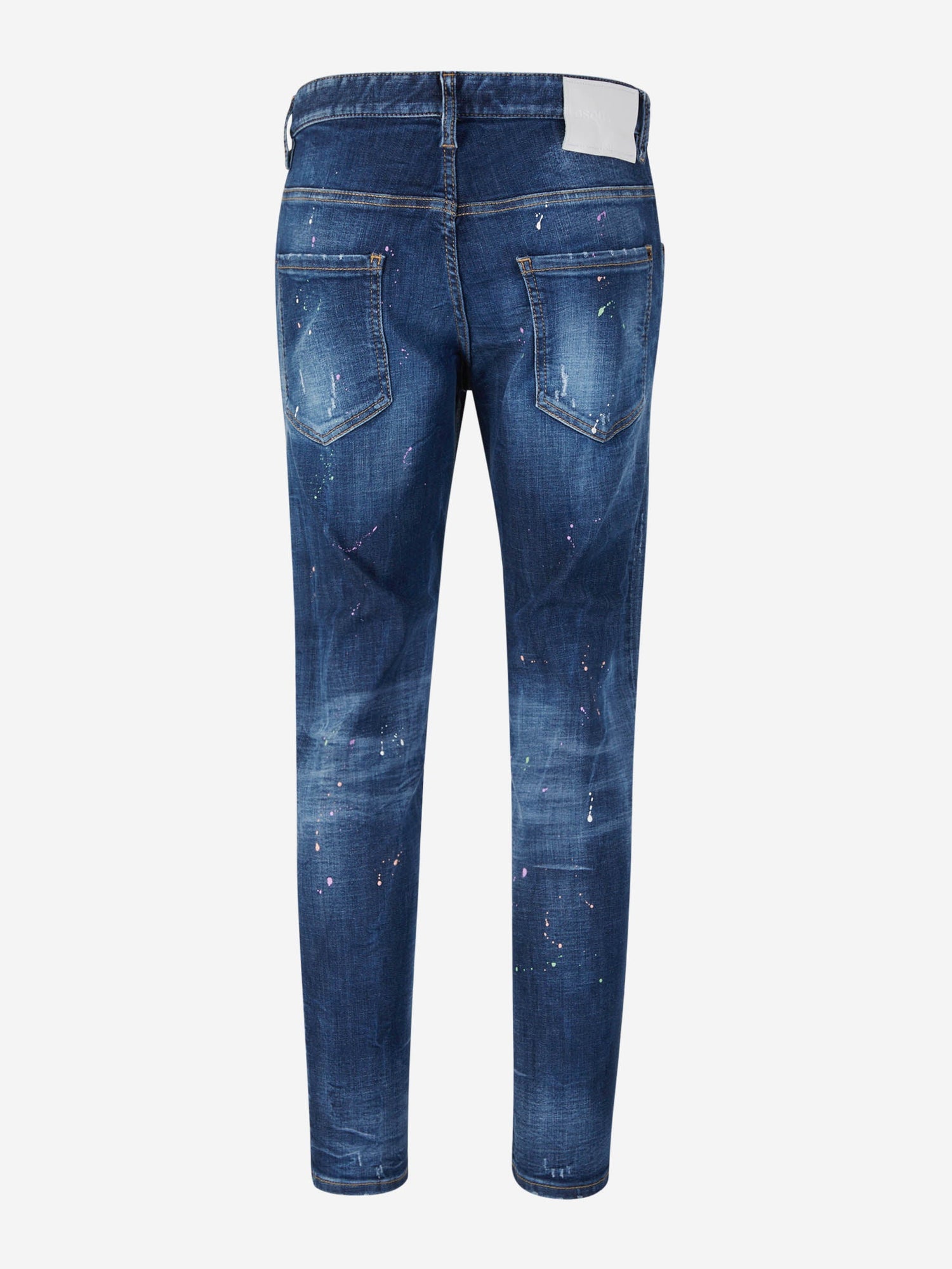 Outlet online Dsquared2 Hombre Jeans Slim Fit color Azul Denim sku 522-002615 01 - Foto 2