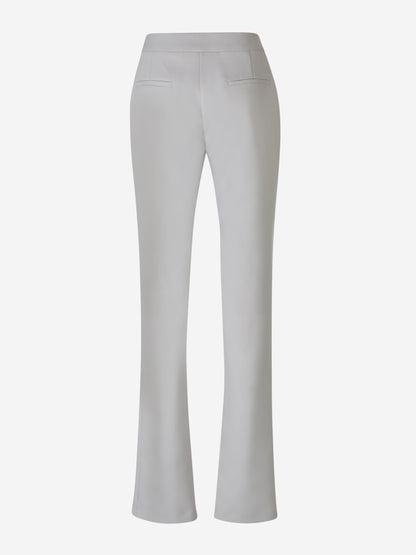 Outlet online Off-White Mujer Pantalones Formales Ajustados color Gris Claro sku 761-003417 01 - Foto 2
