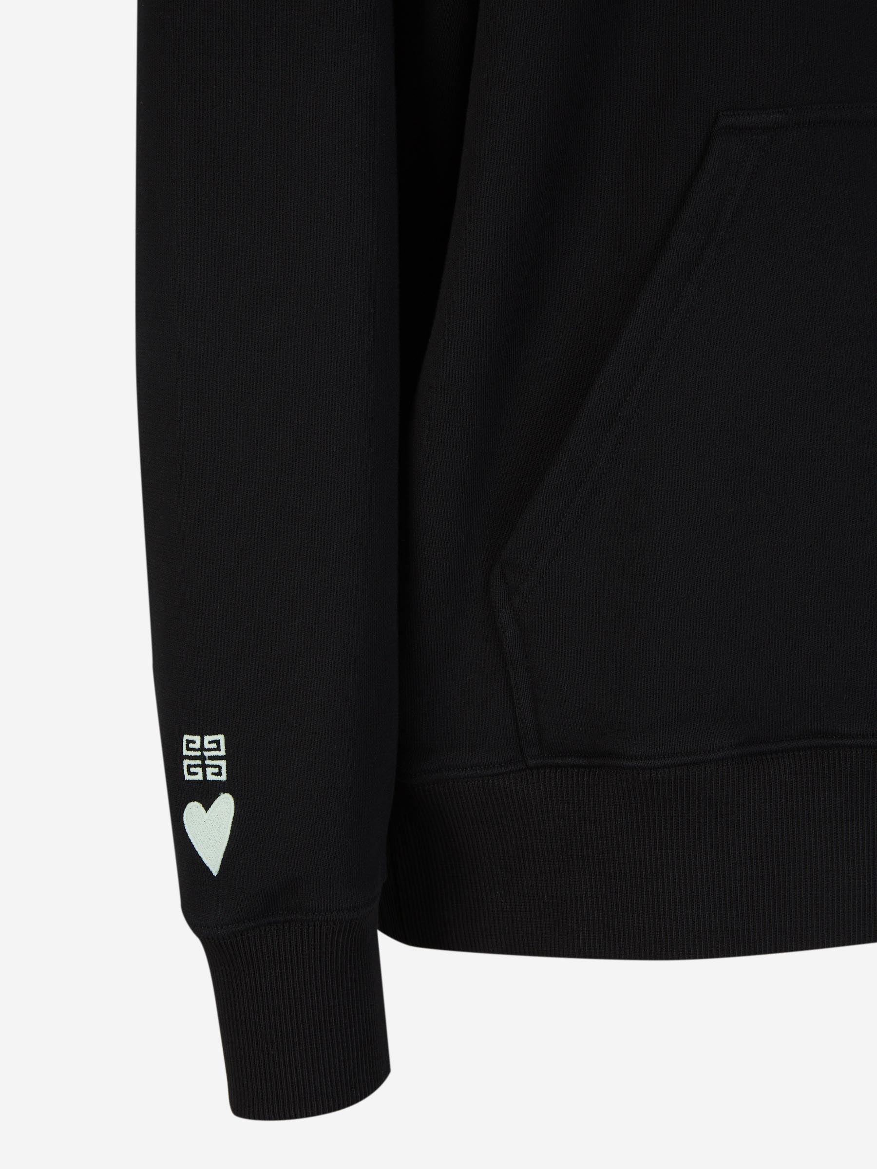 Outlet online Givenchy Hombre Sudadera Estampada Capucha color Negro sku 545-001476 01 - Foto 4