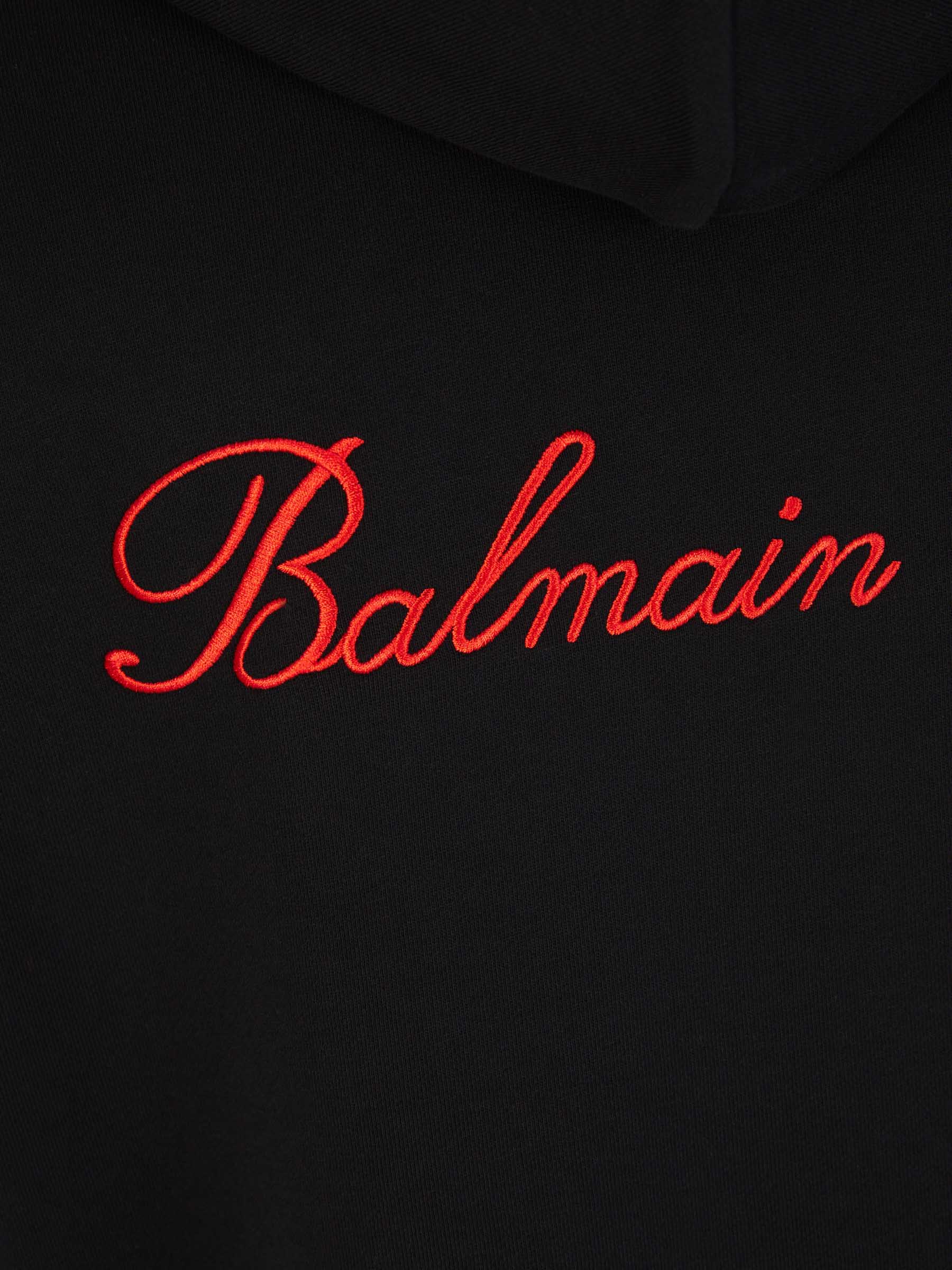 Outlet online Balmain Hombre Sudadera Capucha Logo color Negro sku 545-001484 01 - Foto 7