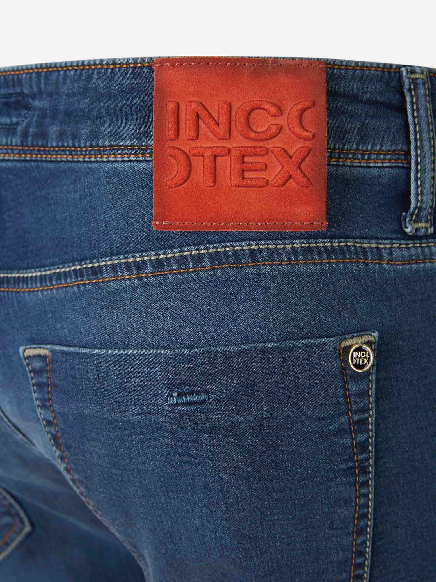 Outlet online Incotex Blue Division Hombre Jeans Slim Fit color Azul Denim sku 522-002637 02 - Foto 4