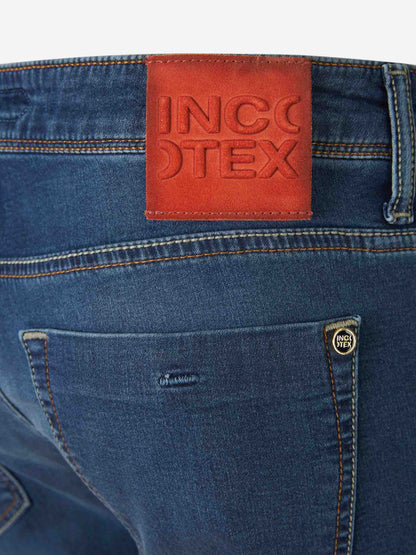 Outlet online Incotex Blue Division Hombre Jeans Slim Fit color Azul Denim sku 522-002637 02 - Foto 4