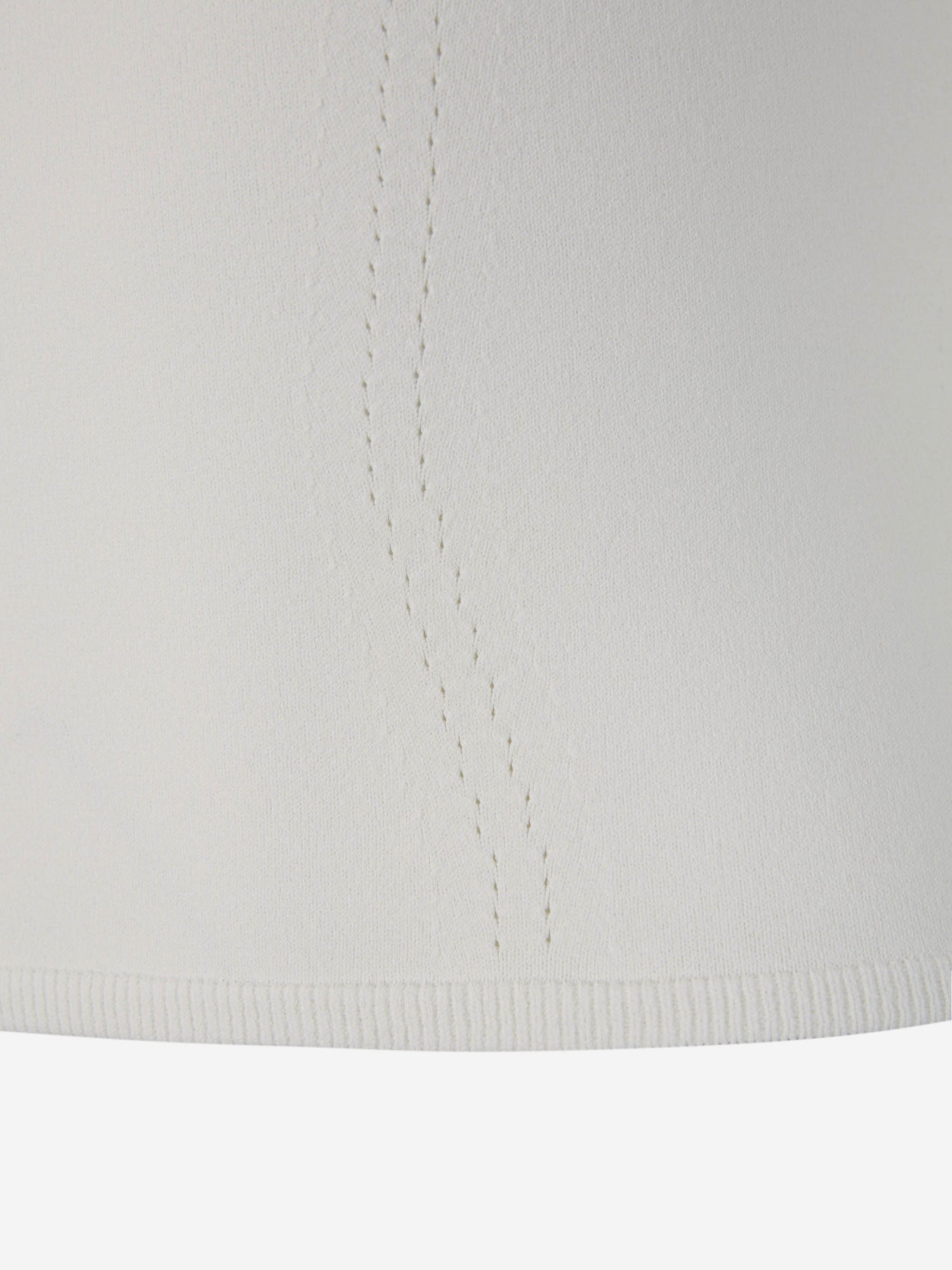 Outlet online McQueen Mujer Top Punto Canalé color Blanco sku 703-002138 01 - Foto 4