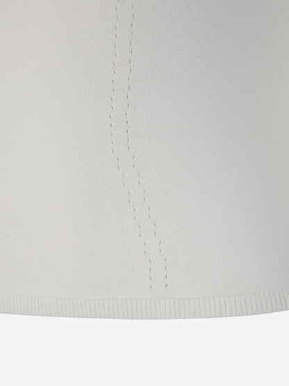 Outlet online McQueen Mujer Top Punto Canalé color Blanco sku 703-002138 01 - Foto 4