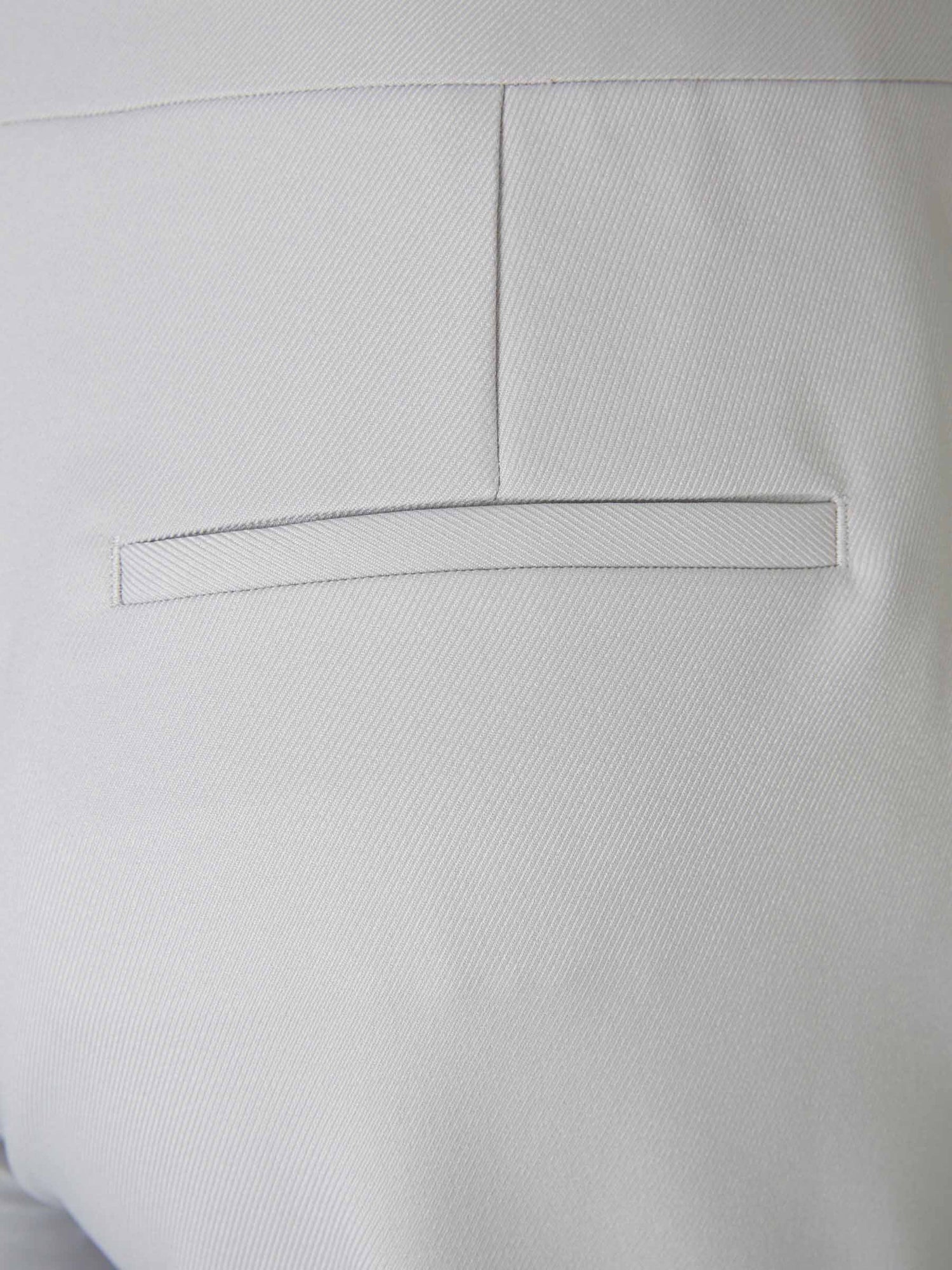 Outlet online Off-White Mujer Pantalones Formales Ajustados color Gris Claro sku 761-003417 01 - Foto 4