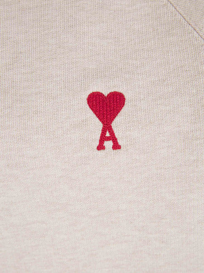 Outlet online Ami Paris Mujer Sudadera Logo Algodón color Beis sku 715-000123 01 - Foto 4