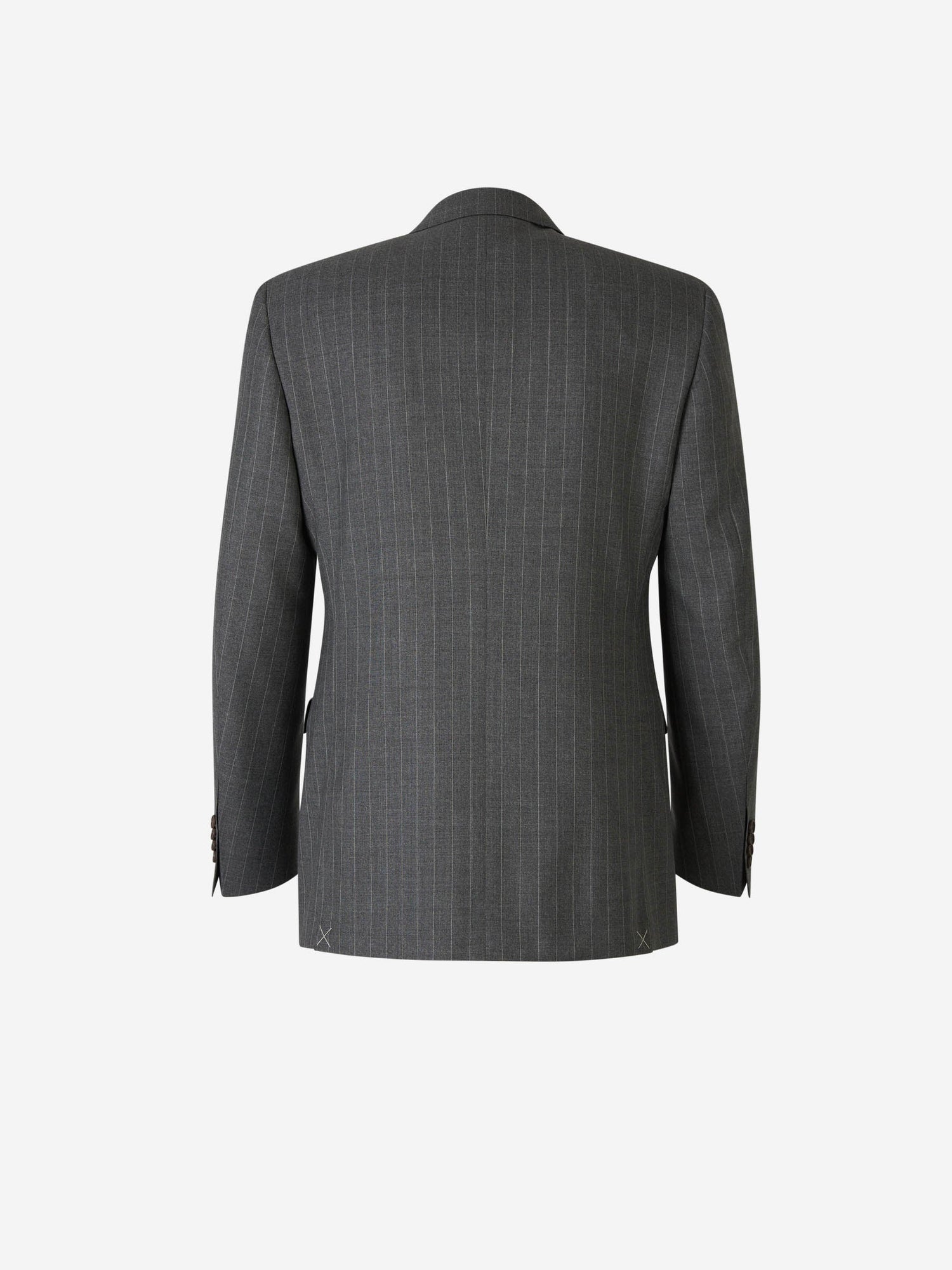 Outlet online Canali Hombre Traje Raya Diplomática color Gris Antracita sku 312-002806 01 - Foto 2