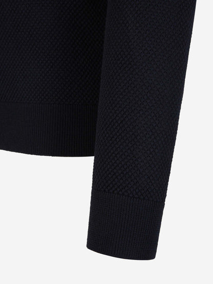 Zanone Jersey Punto Lana color Azul Noche sku 542-002296 02 - Foto 4