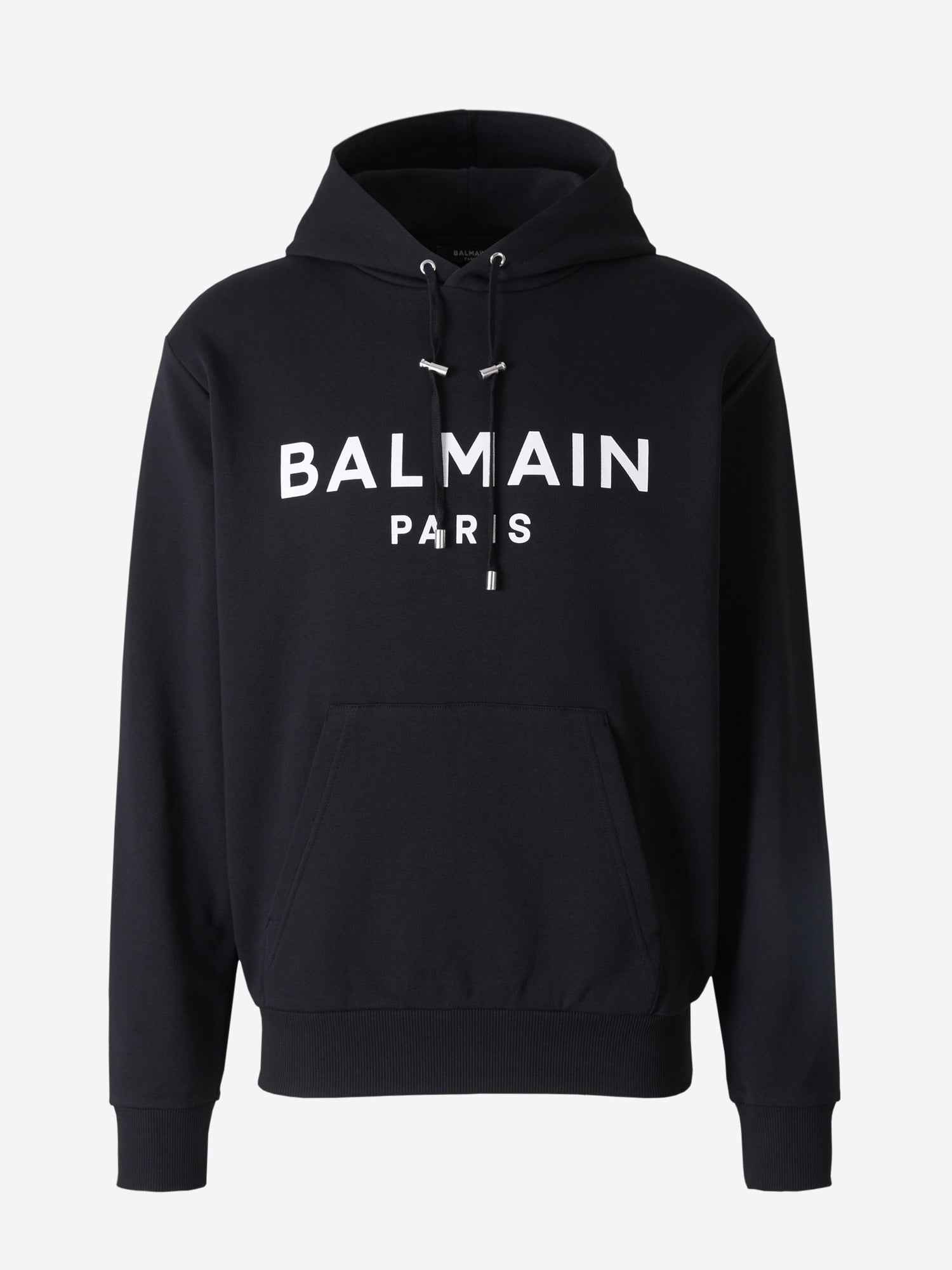 Outlet online Balmain Hombre Sudadera Logo Capucha color Negro sku 545-001346 01 - Foto 1