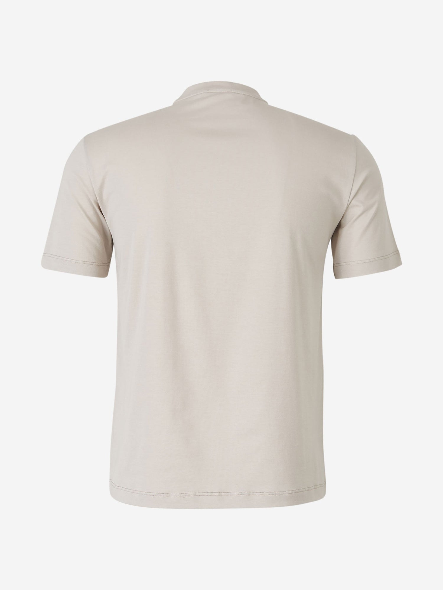 Outlet online Santa Eulalia Hombre Camiseta Lisa Algodón color Beis sku 553-003708 01 - Foto 2