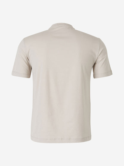 Outlet online Santa Eulalia Hombre Camiseta Lisa Algodón color Beis sku 553-003708 01 - Foto 2