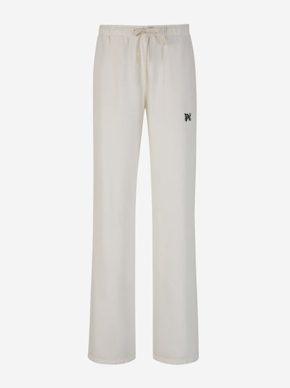 Outlet online Palm Angels Hombre Joggers Monograma Bordado color Crema sku 521-002990 01 - Foto 1