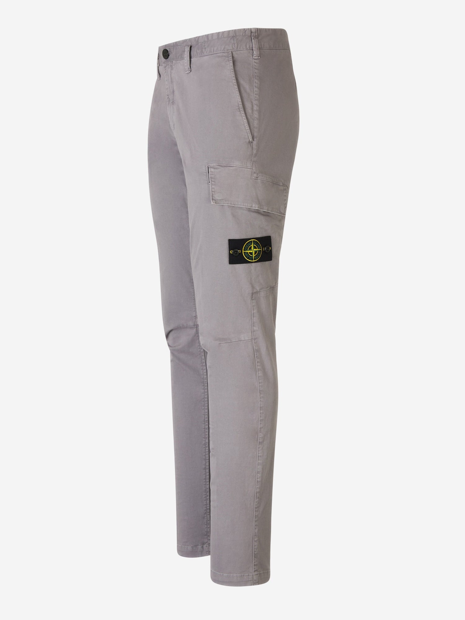 Outlet online Stone Island Hombre Pantalones Algodón Logo color Lila sku 521-003028 03 - Foto 2