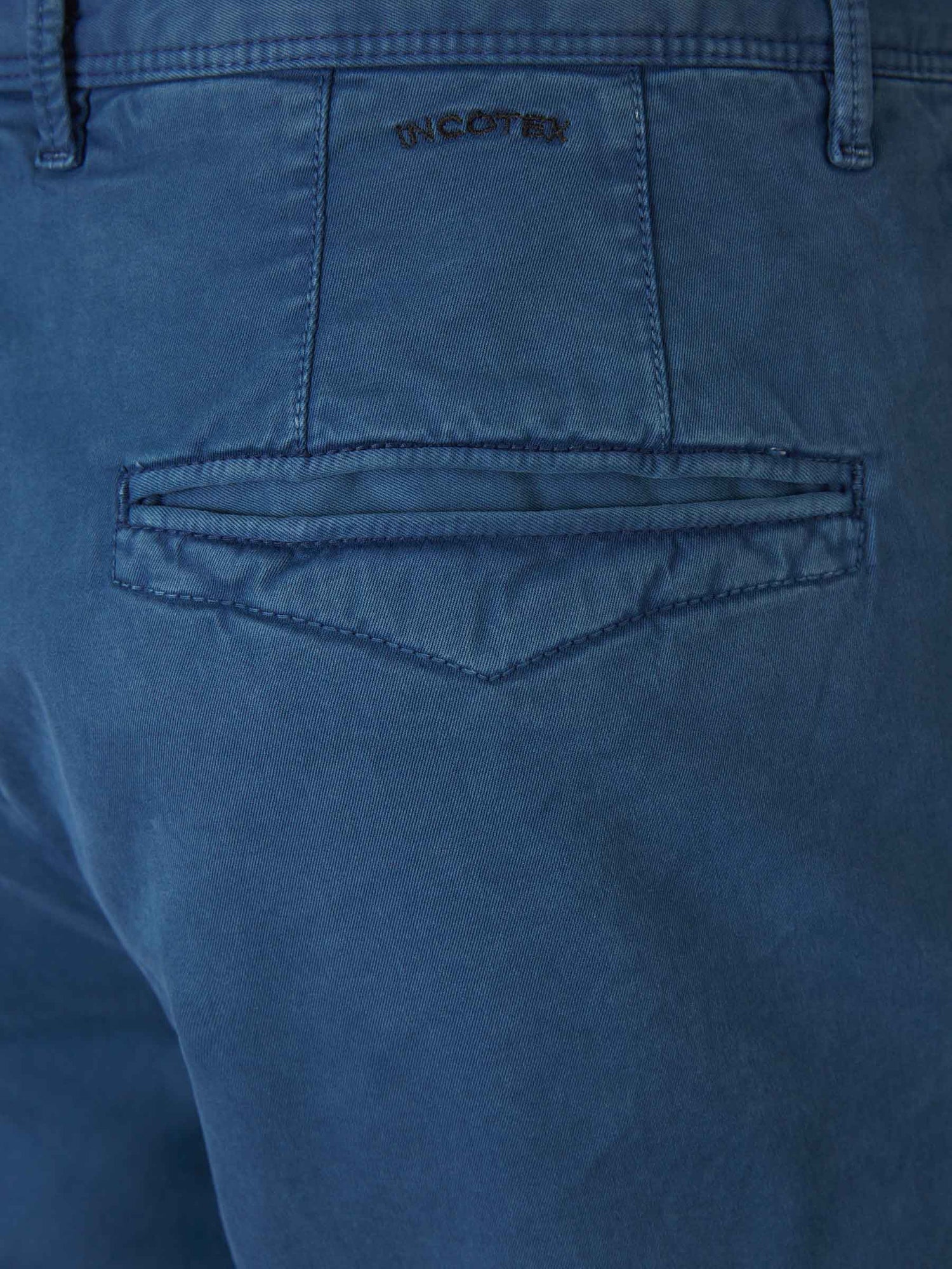 Outlet online Incotex Slacks Hombre Bermudas Casual Algodón color Azul sku 523-000919 03 - Foto 4