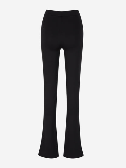 Outlet online Off-White Mujer Leggings Flare Logo color Negro sku 761-003419 01 - Foto 2