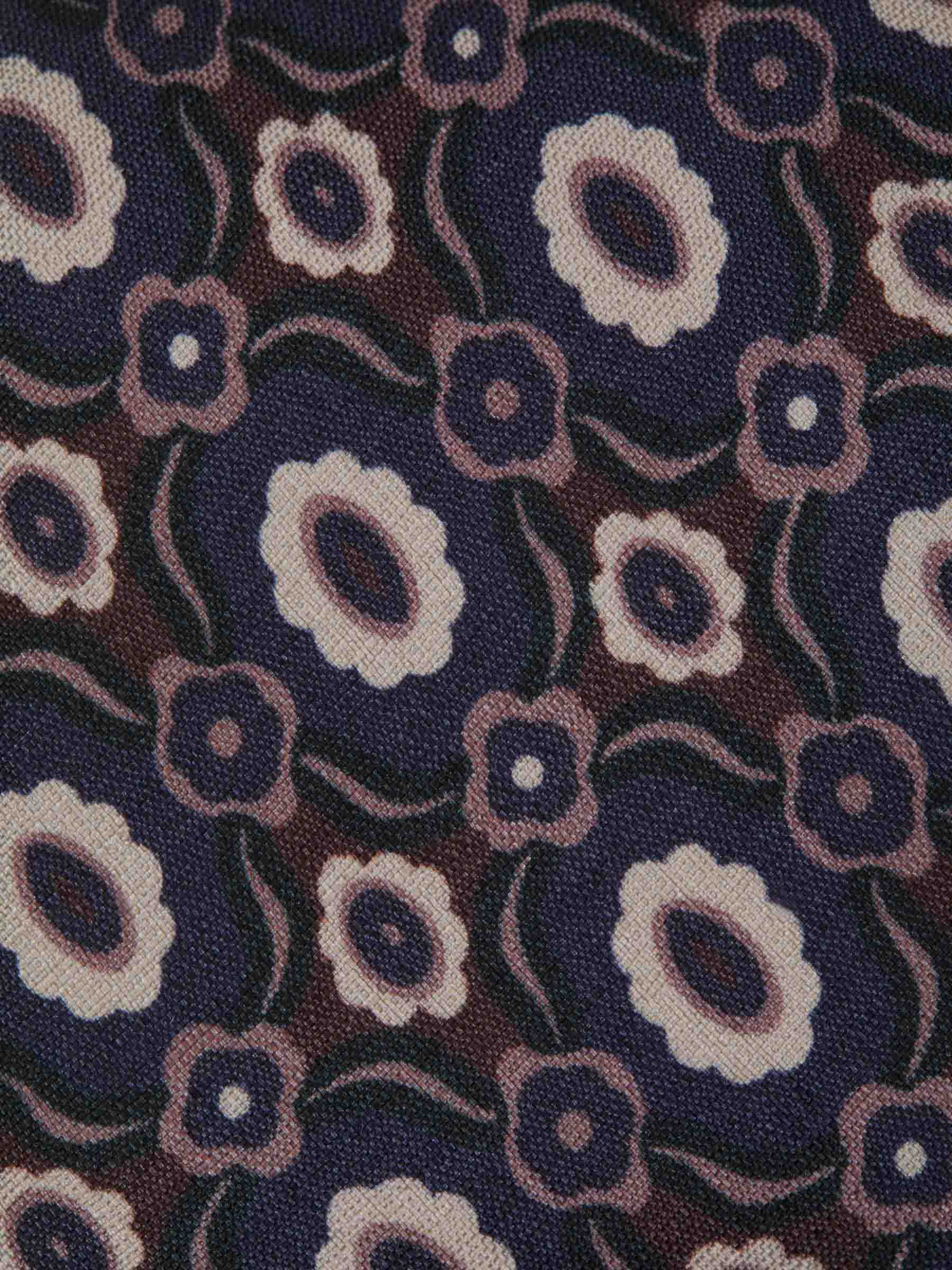 Lardini Corbata Motivo Geométrico color Azul Noche sku 601-001330 02 - Foto 3