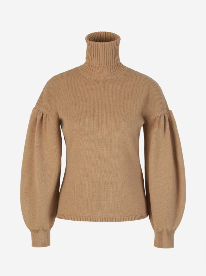 Outlet online Max Mara Mujer Jersey Lana Cashmere color Caramelo sku 711-003118 01 - Foto 1