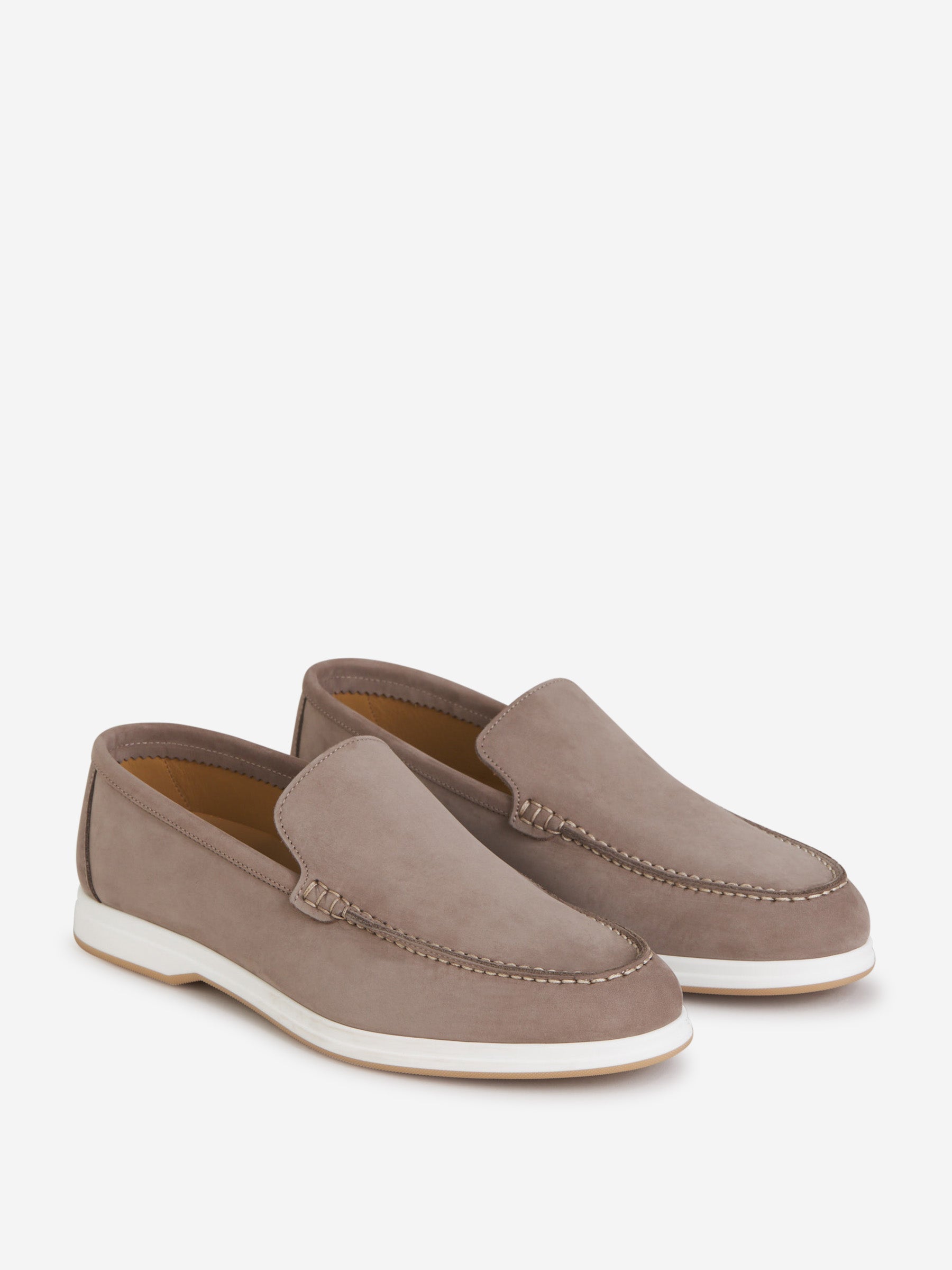 Outlet online Enrico Mandelli Hombre Mocasines Yacht Piel color Beis sku 611-004365 02 - Foto 2