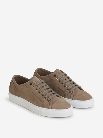 Brioni Sneakers Piel Ante color Taupe sku 616-002650 01 - Foto 2
