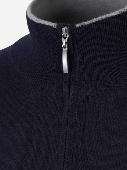 Santa Eulalia Cárdigan Cashmere Seda color Azul Marino sku 543-000885 01 - Foto 3