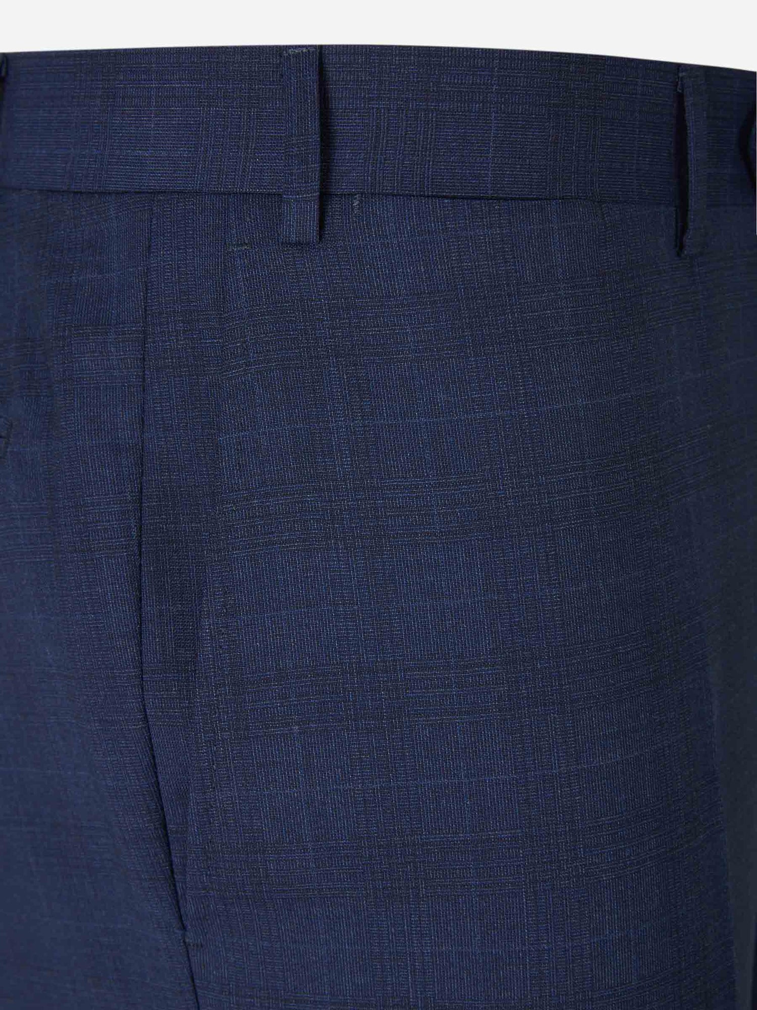 Outlet online Canali Hombre Traje Motivo Cuadros Lana color Azul Marino sku 312-002805 01 - Foto 8