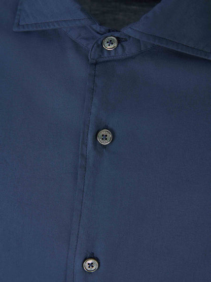 Fedeli Camisa Algodón color Azul Marino sku 531-005849 02 - Foto 3