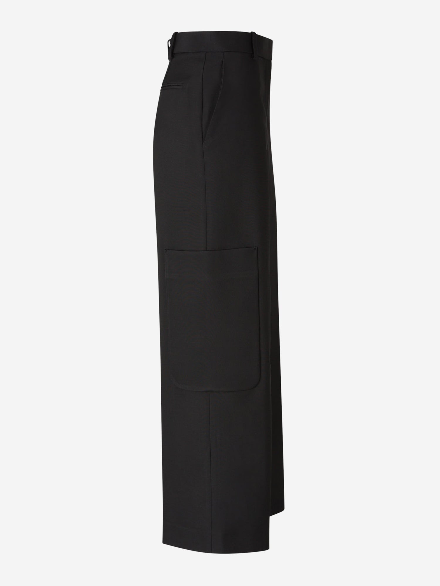 Outlet online Khaite Mujer Pantalones Vestir Caiton color Negro sku 761-003598 01 - Foto 3