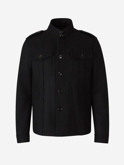 Outlet online Tom Ford Hombre Cazadora Camisera Lana color Negro sku 512-002412 00 - Foto 1