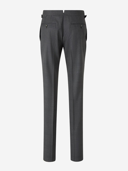Outlet online Tom Ford Hombre Traje Liso Lana color Negro sku 312-002813 01 - Foto 8