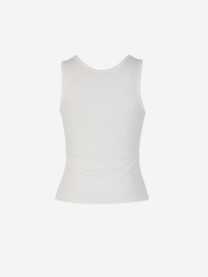 Outlet online Christopher Esber Mujer Top Tirantes Canalé color Blanco sku 782-001543 01 - Foto 2