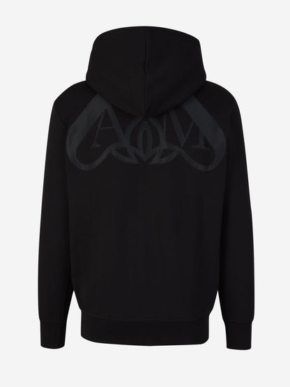 Outlet online McQueen Hombre Sudadera Cremallera Logo color Negro sku 545-001528 01 - Foto 2
