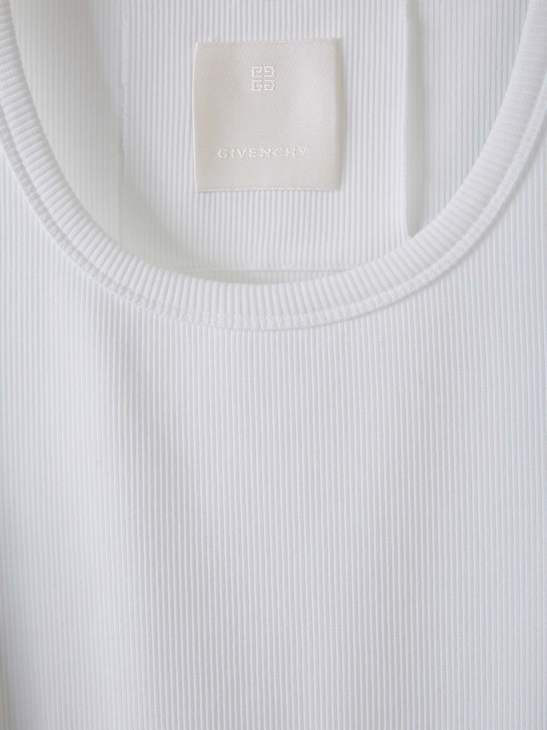Outlet online Givenchy Hombre Camiseta Tirantes Algodón color Blanco sku 553-003645 01 - Foto 3