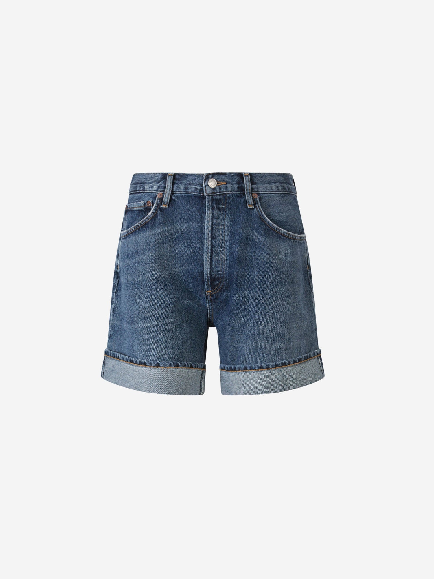 Outlet online Agolde Mujer Shorts Dame Denim color Azul Denim Oscuro sku 762-000480 01 - Foto 1