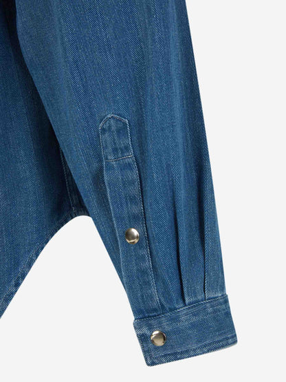 Outlet online Lardini Hombre Sobrecamisa Denim Algodón color Azul Denim sku 531-006230 01 - Foto 4