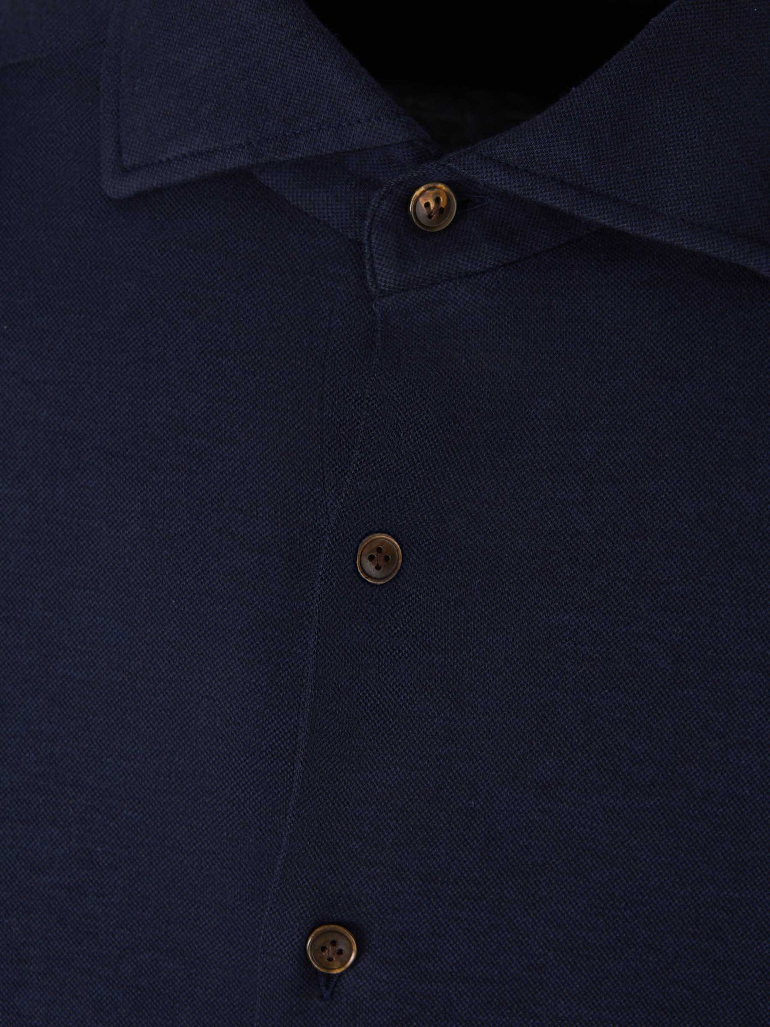 Outlet online Santa Eulalia Hombre Camisa Lisa Algodón color Azul Marino sku 531-006363 01 - Foto 3