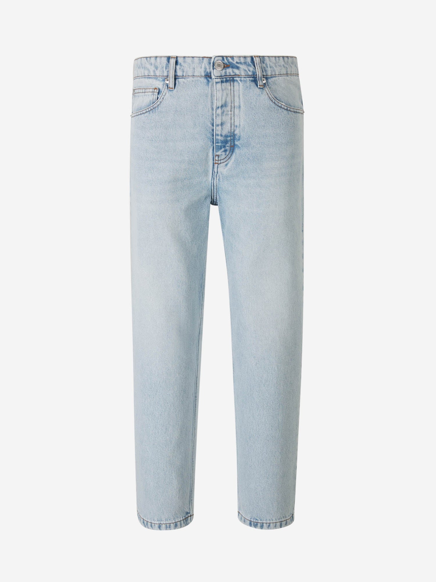 Outlet online Ami Paris Hombre Jeans Straight Fit color Azul Denim Claro sku 522-002590 01 - Foto 1