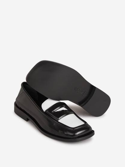 Outlet online The Attico Mujer Mocasines Amanda color Blanco Y Negro sku 800-005322 01 - Foto 5