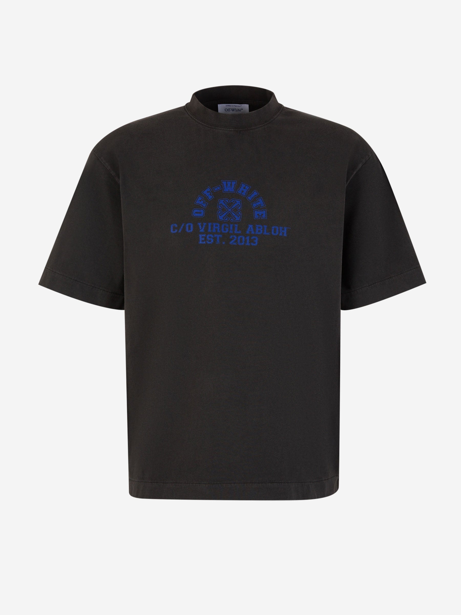Printed Cotton T Shirt Off White Luxury Brand Outlet