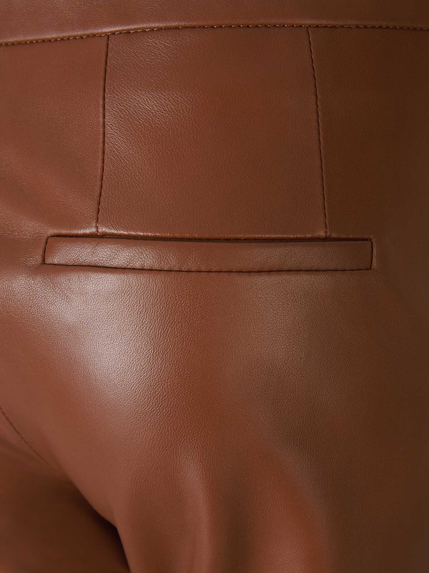 Outlet online Dorothee Schumacher Mujer Pantalones Piel Acampanados color Marrón sku 761-003494 01 - Foto 4