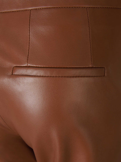 Outlet online Dorothee Schumacher Mujer Pantalones Piel Acampanados color Marrón sku 761-003494 01 - Foto 4