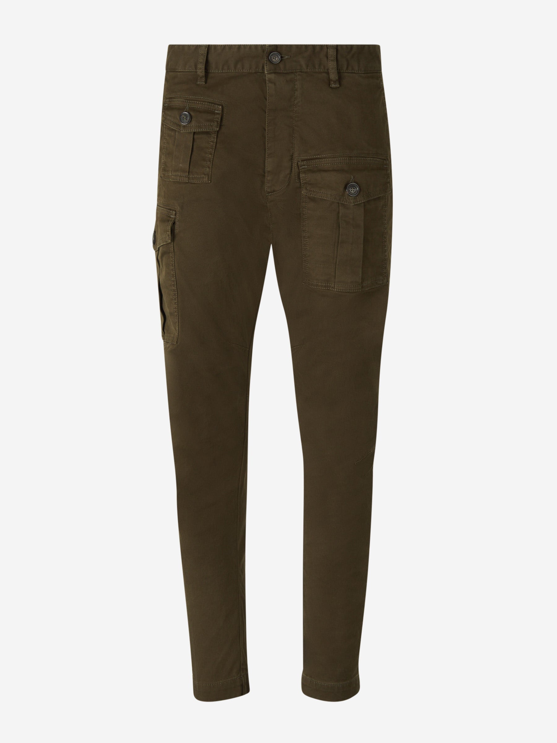 Outlet online Dsquared2 Hombre Pantalones Cargo Sexy color Verde Militar sku 521-003083 01 - Foto 2