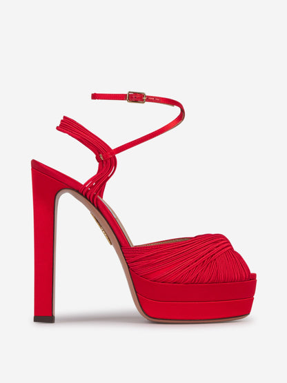 Outlet online Aquazzura Mujer Sandalias Bellini Beauty color Rojo sku 800-005166 01 - Foto 1